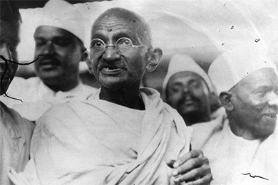 甘地立志为印度人民争取民权人权
