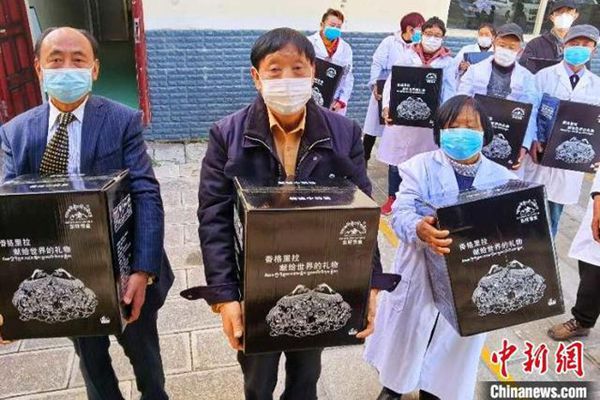 云南藏区捐赠支援湖北武汉的蛹虫草粉